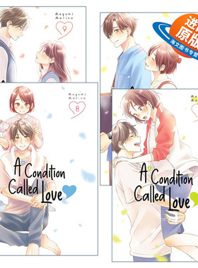 英文原版 A Condition Called Love 花野井同学和相思病系列6-9册 同名动漫漫画 森野萌 英文版 进口英语原版书籍