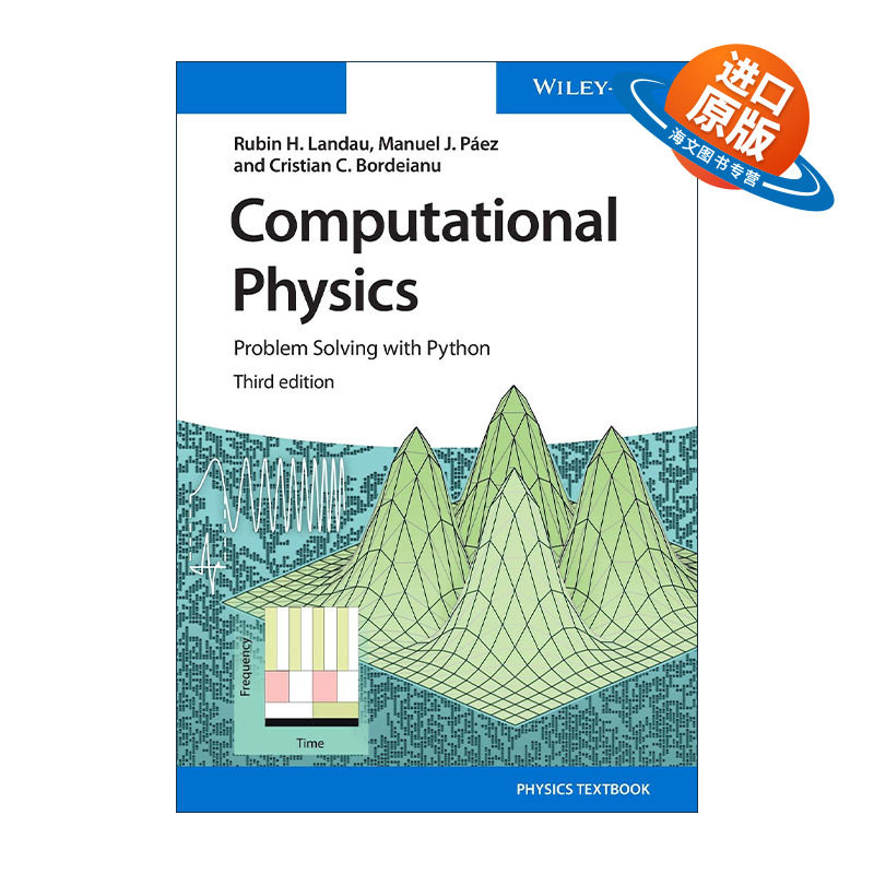 英文原版 Computational Physics 计算物理学 数值分析应用 含Python源代码 第3版 英文版 进口英语原版书籍
