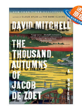 英文原版 The Thousand Autumns of Jacob de Zoet 雅各布·德佐特的千秋 云图作者David Mitchell大卫·米切尔进口英语原版书籍