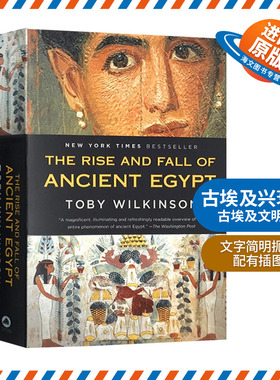 古埃及兴衰史 英文原版 The Rise and Fall of Ancient Egypt 英文版进口历史书籍正版 Toby Wilkinson