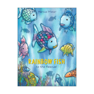 彩虹鱼得救了 书籍 Fish 进口英语原版 英文版 儿童图画故事书 Rescue the Rainbow 英文原版