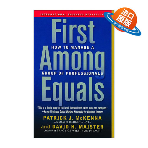 英文原版 First Among Equals 专业团队的管理 如何管理高学历的知识型员工 2002年商业书籍奖英文版 进口英语原版书籍