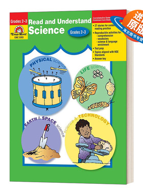 英文原版 Read & Understand Sicence Grade 2-3 阅读与理解系列 科学 二三年级 英文版 进口英语原版书籍儿童外文书