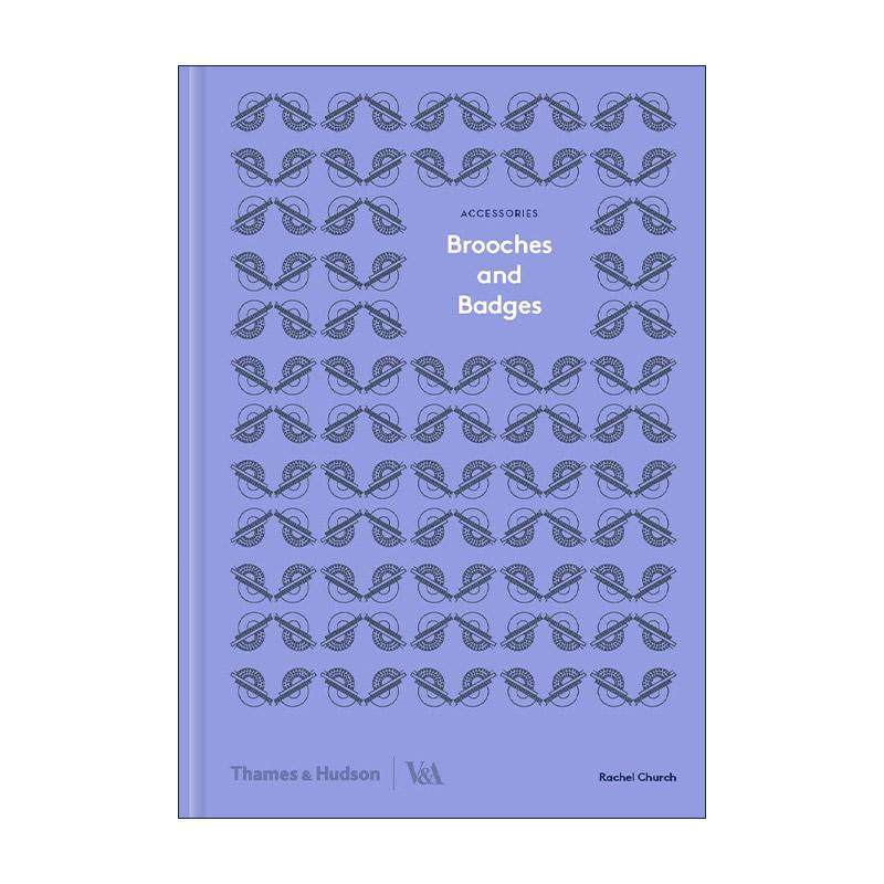 英文原版 Brooches and Badges 胸针和徽章 V&A博物馆 珠宝首饰时尚产品设计 精装 英文版 进口英语原版书籍