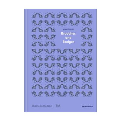 英文原版 Brooches and Badges 胸针和徽章 V&A博物馆 珠宝首饰时尚产品设计 精装 英文版 进口英语原版书籍