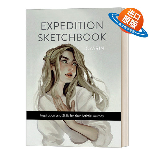 英文原版 精装 Expedition Sketchbook 探险写生 Cyarin绘画教程 精装 英文版 进口英语原版书籍
