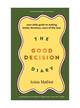 英文原版 The Good Decision Diary 明智决策日记 助你更频繁做出更佳选择的每日指南 精装 英文版 进口英语原版书籍