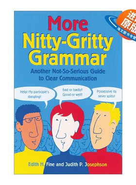 英文原版 More Nitty-Gritty Grammar 更真实详细的语法 另一不太严肃的清晰沟通指南 工具书 Edith Hope Fine 进口英语原版书籍