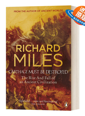 英文原版 Carthage Must Be Destroyed 迦太基必须毁灭 古文明的兴衰 英文版 进口英语原版书籍