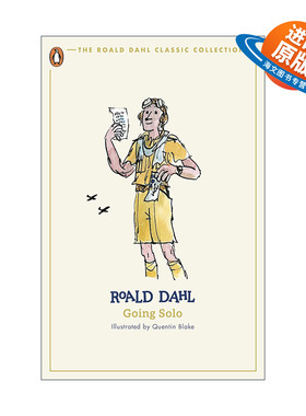 英文原版 Going Solo 独闯天下 罗尔德达尔自传 2024新封面版 昆汀布莱克插画 英文版 进口英语原版书籍