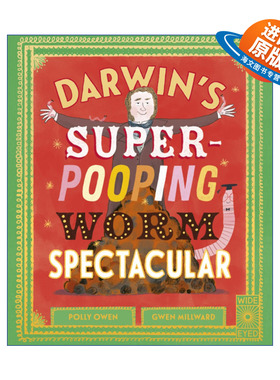 英文原版 Darwin's Super-Pooping Worm Spectacular 达尔文的超级蠕虫奇观 儿童科普百科精装 英文版 进口英语原版书籍