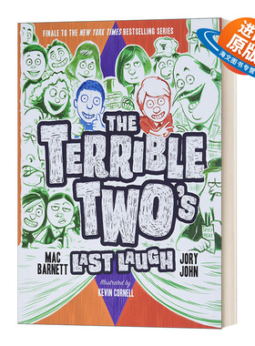 英文原版 Terrible Two'S Last Laugh 淘气二人组笑到最后 英文版 进口英语原版书籍儿童外文书
