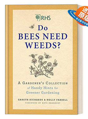 英文原版 RHS Do Bees Need Weeds RHS 绿色园艺指南 蜜蜂需要杂草吗 精装 英文版 进口英语原版书籍