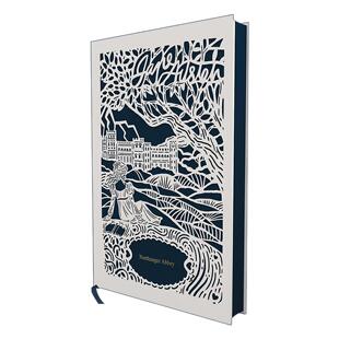 英文原版 Northanger Abbey 诺桑觉寺 精装收藏 烫金镂空封面 彩色刷边 英文版 进口英语原版书籍