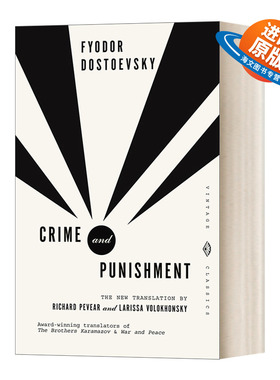 英文原版 Crime and Punishment Vintage Classics 罪与罚 陀思妥耶夫斯基 英文版 进口英语原版书籍