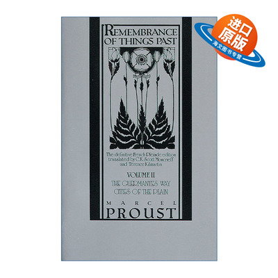 英文原版 Remembrance of Things Past II Vintage 追忆似水年华 卷二 Marcel Proust 英文版 进口英语原版书籍