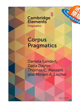 英文原版 Corpus Pragmatics 语料库语用学 Daniela Landert 英文版 进口英语原版书籍