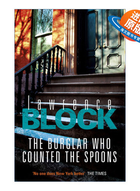 英文原版 The Burglar Who Counted The Spoons 数汤匙的贼  劳伦斯·布洛克  悬疑侦探小说 英文版 进口英语原版书籍