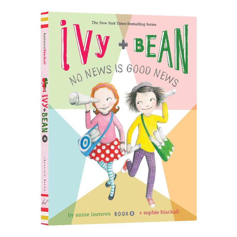 英文原版 Ivy and Bean No News Is Good News艾薇和豆豆8儿童桥梁章节书进口原版图书