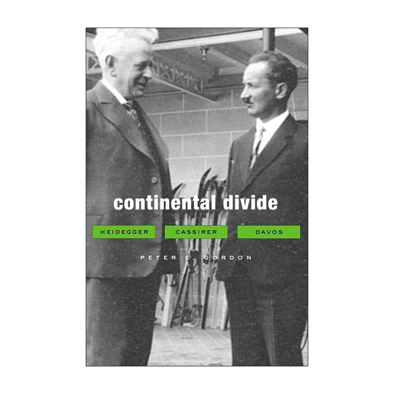 英文原版 Continental Divide 欧陆分野 海德格尔 卡西尔和达沃斯 彼得·戈登 英文版 进口英语原版书籍