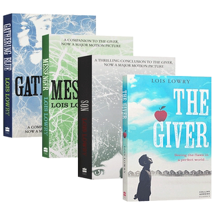 记忆传授人四部曲 历史刺绣人 儿子 英文原版小说 The Giver Quartet 1234册 英文版原版书籍 Lois Lowry 纽伯瑞金奖 儿童文学书