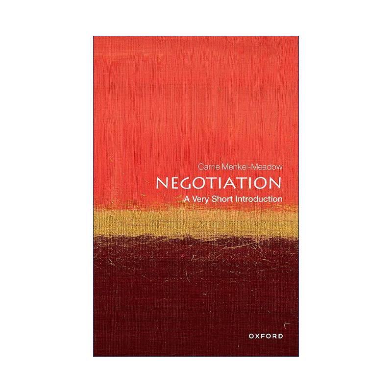 英文原版 Negotiation A Very Short Introduction 协商 牛津通识读本 英文版 进口英语原版书籍