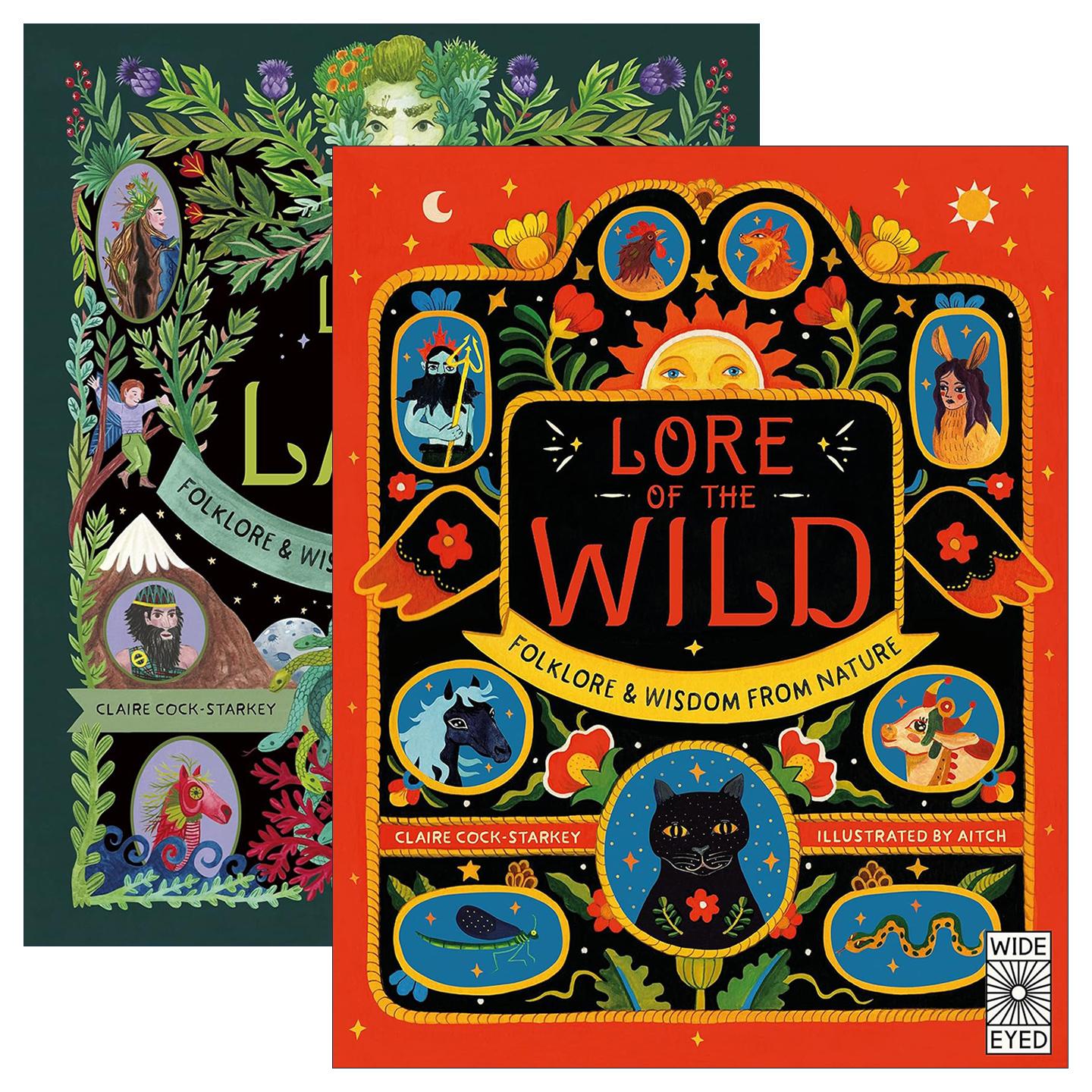 英文原版 The Lore of the Wild/Land 来自自然/荒野的民间传说和智慧 2册 精装插画故事集 精装 荒野/大地传说 英文版 进口书籍