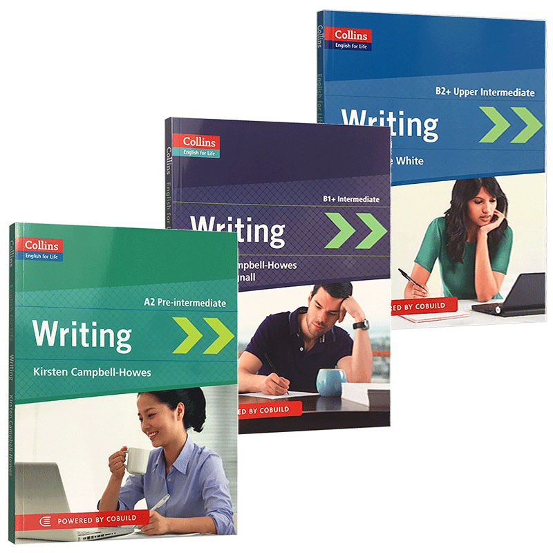 生活英语写作3本组套 英文原版 English for Life Writing 初级中级 中高级 写作指导工具书 英文版 剑桥三级FCE考试 进口原版书籍