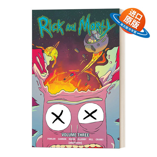 英文原版 Rick and Morty Vol. 3 瑞克与莫蒂漫画3 英文版 进口英语原版书籍