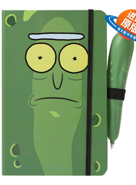 英文原版 精装 Rick and Morty Pickle Rick 瑞克和莫蒂 腌黄瓜笔和笔记本套装 精装 英文版 进口英语原版书籍