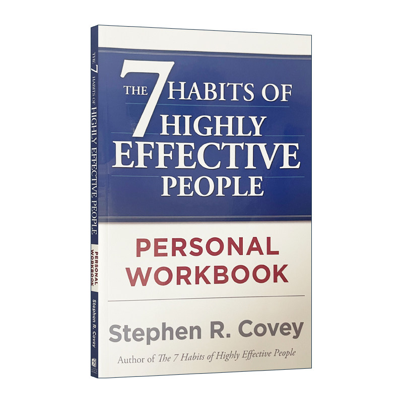 英文原版 The 7 Habits of Highly Effective People Personal Workbook 高效能人士的七个习惯练习册 英文版 进口英语原版书籍