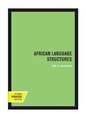 英文原版 African Language Structures 非洲语言结构 加州大学语言学教授William Everett Welmers 英文版 进口英语原版书籍