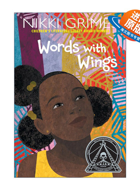 英文原版 Words with Wings 带翅膀的文字 儿童教育小说 特殊学生 普林兹奖得主Nikki Grimes 英文版 进口英语原版书籍