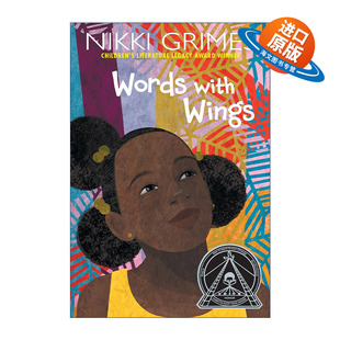 特殊学生 Words 文字 英文原版 普林兹奖得主Nikki 进口英语原版 Wings 英文版 with 书籍 带翅膀 Grimes 儿童教育小说