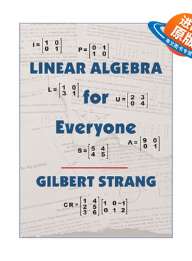 英文原版 Linear Algebra for Everyone 线性代数的艺术 Gilbert Strang 精装 英文版 进口英语原版书籍