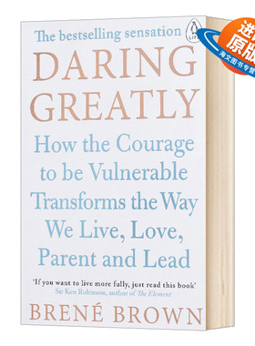 英文原版 Daring Greatly 直面脆弱 拥抱不完美的自己 无所畏惧 颠覆你内心的脆弱 英文版 进口英语原版书籍