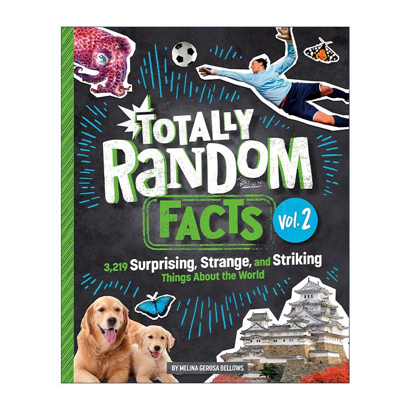 英文原版 Totally Random Facts Volume 2完全随机的事实 卷二 儿童精装科普百科 Melina Gerosa Bellows 英文版 进口英语原版书籍