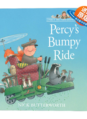 英文原版 Percy's Bumpy Ride 割草机呼呼飞 帕西爷爷的爱心公园系列 英文版 进口英语原版书籍