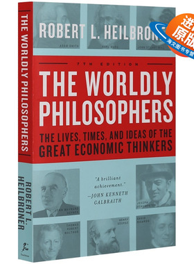 几位著名经济思想家的生平时代和思想 英文原版 The Worldly Philosophers 全英文版进口英语书籍