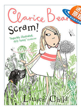 英文原版 Clarice Bean — Scram! 小豆芽成长系列 吓人的狗 儿童幽默成长章节小说 英文版 进口英语原版书籍