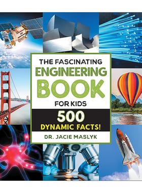 英文原版 The Fascinating Engineering Book for Kids 迷人的儿童工程书 全彩插图科学技术科普百科 英文版 进口英语原版书籍