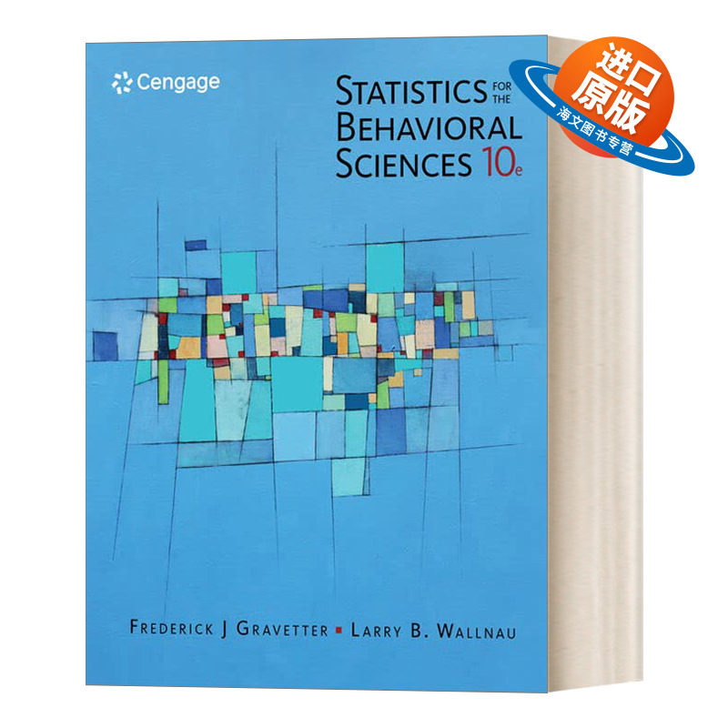 英文原版 Statistics for the Behavioral Sciences 行为科学统计 第10版 英文版 进口英语原版书籍
