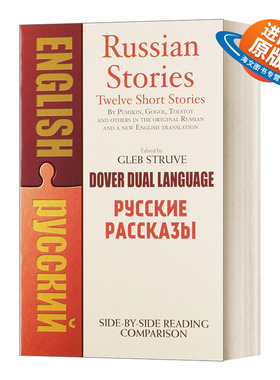 英文原版 Russian Stories A Dual-Language Book  俄语经典短篇故事13篇 俄英双语版 英文版 进口英语原版书籍
