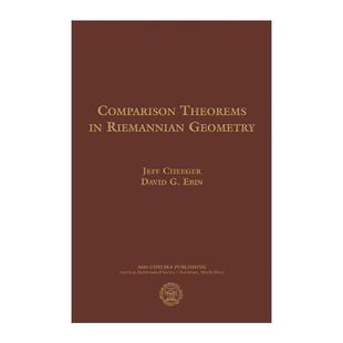 英文原版 Comparison Theorems in Riemannian Geometry 黎曼几何中的比较定理 精装 英文版 进口英语原版书籍