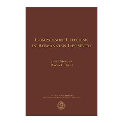 英文原版 Comparison Theorems in Riemannian Geometry 黎曼几何中的比较定理 精装 英文版 进口英语原版书籍
