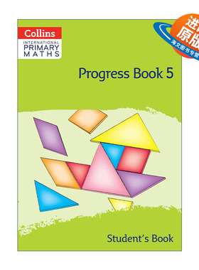 英文原版 Collins International Primary Maths Progress Book Student's Book 5  柯林斯剑桥国际小学数学进阶练习册5 第二版