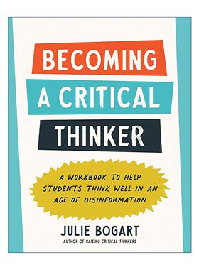 英文原版 Becoming a Critical Thinker 成为会思考的人 帮助学生在虚假信息时代批判思考的练习册 英文版 进口英语原版书籍