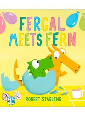 英文原版 Fergal Meets Fern 小恐龙费格尔有了妹妹佛恩 儿童情绪管理绘本 英文版 进口英语原版书籍
