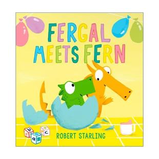 Fern 小恐龙费格尔有了妹妹佛恩 儿童情绪管理绘本 英文原版 进口英语原版 Meets 英文版 书籍 Fergal