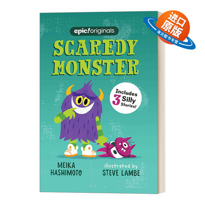 英文原版 Scaredy Monster 胆怯的怪物 英文版 进口英语原版书籍